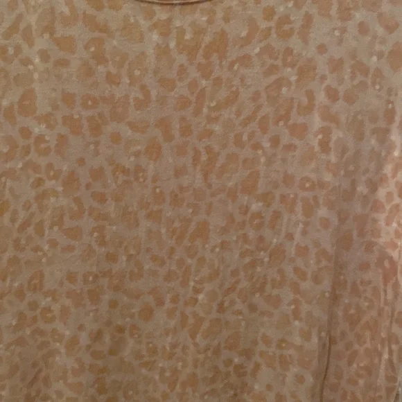 Nine West Medium soft spun leopard cheetah animal print sleeveless tank top - Picture 3 of 4